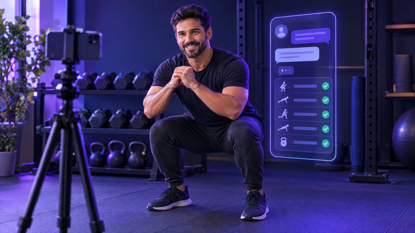 Consultoria online de personal trainer em grupo no Telegram